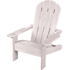 roba Outdoor -Krzesło dziecięce Deck Chair szare przeszklone