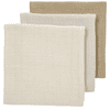 MEYCO Sand Gasbinda 3-pack Soft /greige/taupe 70 x 70 cm