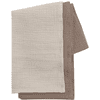 kindsgard himsky musselin teppe 2-pakning beige/brun