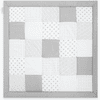 emma & noah Tapis d'éveil patchwork Essential gris 120x120 cm