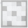 Patchwork Essential emma & noah kruipdeken grijs 120 x 120 cm