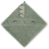 nuuroo Ręcznik z kapturem Aki Light Green Dino 70 x 70 cm
