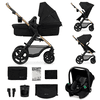 Kinderkraft Cochecito 3 en 1 MOOV 2 Pure Black 