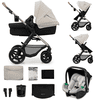 Kinderkraft 3 i 1 MOOV CT MINK PRO GREY barnevogn