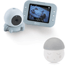 babymoov Baby monitor con telecamera YOO Roll + luce notturna Squeezy bianco/grigio 