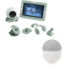 babymoov Babyphone mit Kamera YOO GO PLUS pastellgrün + Nachtlicht Squeezy weiß/grau Gratis