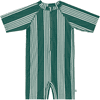 LÄSSIG UV-Schwimmanzug Kurzarm grün weiß