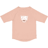 LÄSSIG UV-Kurzarm-Badeshirt Leopard rosa