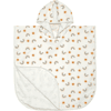 LÄSSIG Poncho de bain UV arc-en-ciel blanc