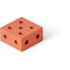MODU Blok vierkant, verbrand orange 