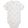 Sanetta Wikkelbody met korte mouwen uit white 