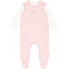 Steiff Set tutina + maglietta a maniche lunghe GOTS - Rosa