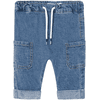 name it Dżinsy w kształcie litery U Nbmben Ciemnoniebieski Denim