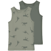 name it Tank top 2-pack agave Green 