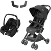 MAXI COSI Buggy Lara² Essential Black incl. Autostoel CabrioFix i-Size Essential Black en Adapter