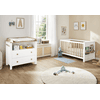 Pinolino Chambre bébé duo lit commode Lova large bois 70x140 cm