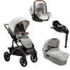 Joie Signature Kinderwagen Vinca 2in1 Oyster met Autostoel i-level Recline en Base i-Base Encore