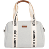 CHILDHOME Mommy Club Changing Bag Signature Canvas Av White 