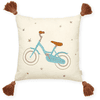 Cam Cam® COPENHAGEN Broderad kudde Cyklar