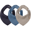 name it Triangulär halsduk 3-pack Nbmyasimlular Dark Sapphire