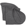 doomoo Housse pour coussin d'allaitement Buddy Chine Anthracite