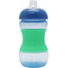 Nûby Trinklernbecher mit Griffmulde aus Silikon 180ml ab 4 Monate in blau