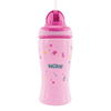 Nûby kubek ze słomką do picia Flip-it 360 ml od 12 miesięcy w kolorze różowym