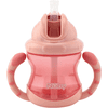 No-Spill Nûby drickmugg med sugrör och handtag Flip-It 240ml från 12 månader i rosa