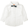 STACCATO Camicia con papillon bianco sporco