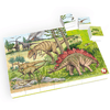 HUBELINO® Puzzle monde des dinosaures 35 pièces