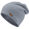 Sterntaler Beanie gerippt graublau 