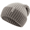 Sterntaler Gorro de punto con vuelta plateado melange 