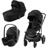 Britax Römer Diamond Smile Diamond Space Cochecito 5Z 3 en 1 con silla de auto Baby-Safe Pro Black 