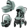 Britax Römer Diamond Smile Diamond Cochecito 5Z 3 en 1 con silla de auto Baby-Safe Pro Jade Green 