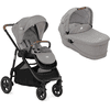 Joie Kinderwagen Versatrax Pebble inklusive Babywanne Ramble XL Gray Flannel