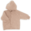 Engel Babyjacke mit Kapuze Sand melange