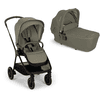 Nuna Kinderwagen Set - Triv next incl. opvouwbare reiswieg Lytl next Pine