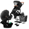 Kinderkraft PRIME Wózek dziecięcy 3w1 MINK PRO Venezian Black 