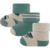 Ewers Babysokjes 3-pack kipper groen/beige