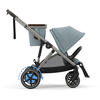 cybex GOLD Poussette électrique e-Gazelle S Taupe Stormy Blue