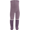 Ewers Strumpfhose Rippe/Glitzer dusty mauve 