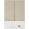 kindsgard Wickelauflagenbezug bekjelig 2er-Pack 85 x 75 cm beige