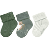 Sterntaler Calzini per bambini 3 pezzi beaver stone green  