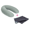 doomoo Pack coussin d'allaitement Buddy Tetra Jersey Green châle Mom´N Play Tetra Grey