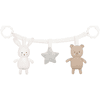 JaBaDaBaDo Teddy & Bunny kinderwagenketting