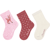 Sterntaler Lot de 3 chaussettes Chevreuil écru