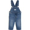 Dětské džíny Levi's® Denim s bryndáčkem - tmavě modré