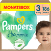 Pampers Harmonie bleier størrelse 3 Midi, 6-10 kg, månedsboks (1x186 bleier)