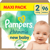 Pampers Harmonie blöjor storlek 2 mini, 4kg - 8kg, maxiförpackning (1x96 blöjor)