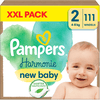 Pampers Pañales Harmonie talla 2 Mini, 4kg - 8kg, paquete XXL (1x111 pañales)